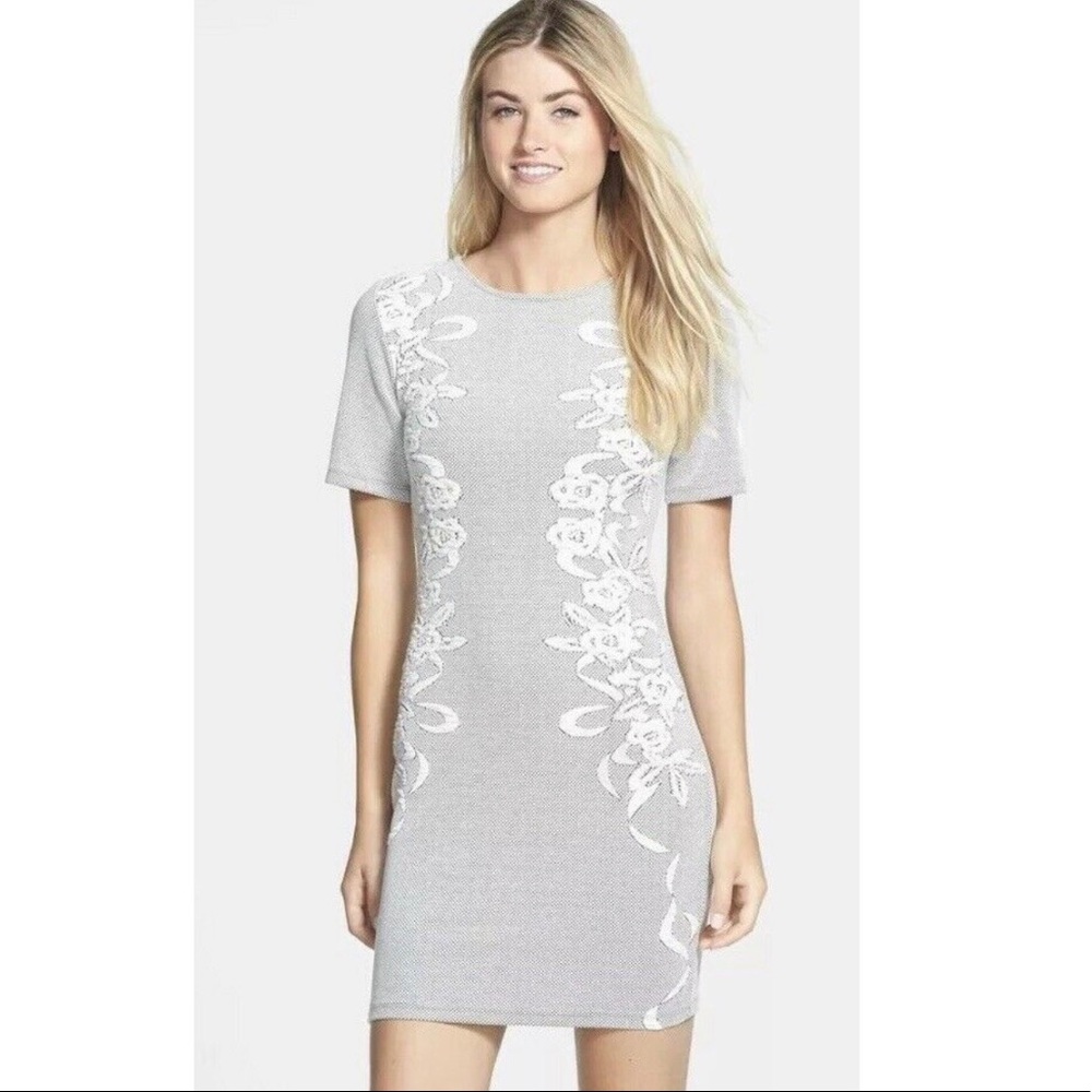 French Connection Floral Jacquard Bodycon